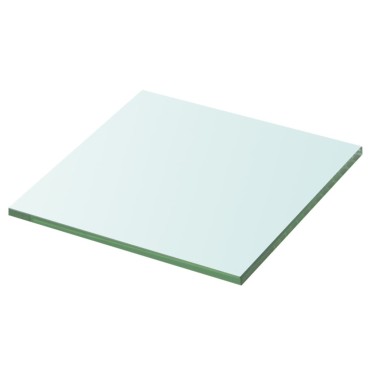 vidaXL Ράφια Πάνελ 2 τεμ. Διάφανα 30x30cm Γυάλινα