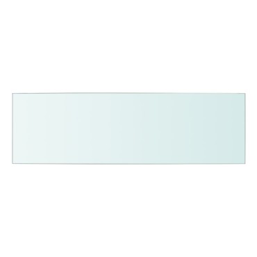 vidaXL Ράφια Πάνελ 2 τεμ. Διάφανα 50x15cm Γυάλινα
