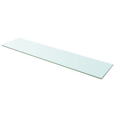 vidaXL Ράφια Πάνελ 2 τεμ. Διάφανα 110x25cm Γυάλινα