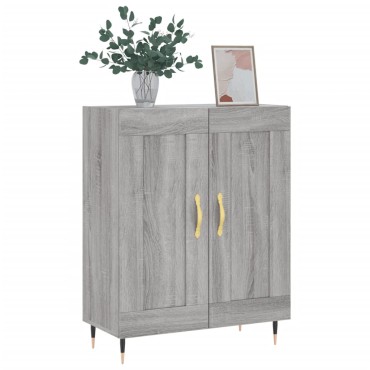 vidaXL Ντουλάπι Γκρι Sonoma 69,5x34x90cm από Επεξεργασμένο Ξύλο 1 τεμ.