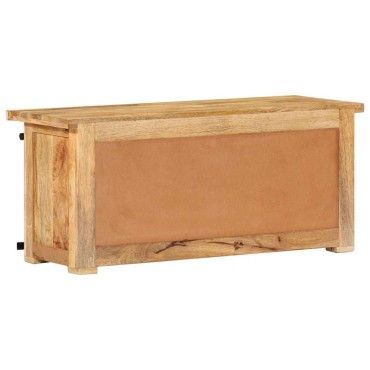 vidaXL Έπιπλο Τηλεόρασης 90x35x40cm από Μασίφ Ξύλο Μάνγκο