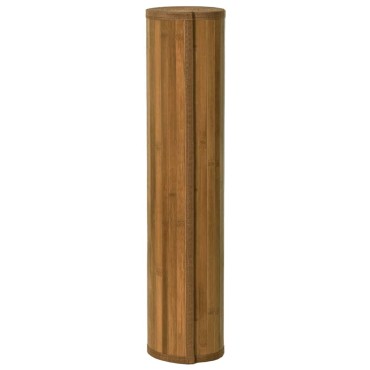 vidaXL Χαλί Ορθογώνιο Καφέ 80x200cm Μπαμπού