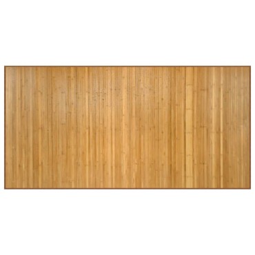vidaXL Χαλί Ορθογώνιο Φυσικό 100x200cm Μπαμπού