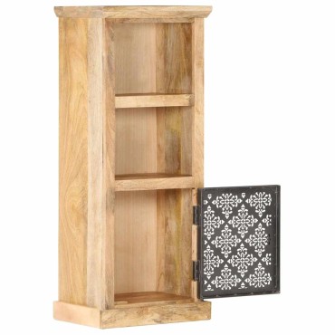vidaXL Ντουλάπι με Πόρτα 45x32x110cm Μασίφ Ξύλο Μάνγκο 1 τεμ.