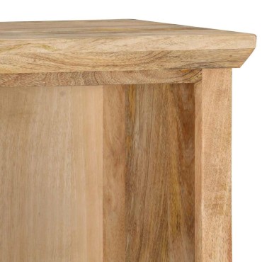 vidaXL Ντουλάπι με Πόρτα 45x32x110cm Μασίφ Ξύλο Μάνγκο 1 τεμ.