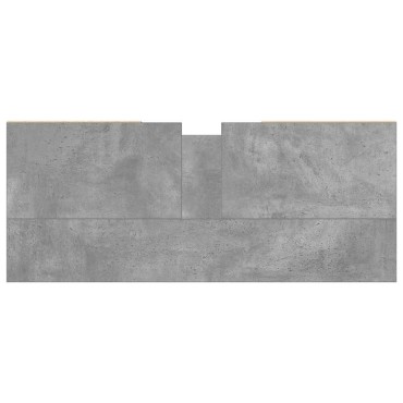 vidaXL Ντουλάπι Μπάνιου Γκρι Σκυροδέματος 80x33x60cm Επεξ. Ξύλο
