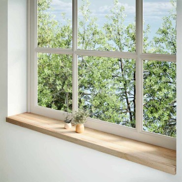 vidaXL Περβάζια παραθύρων 2 τεμ. 160x25x2 εκ. Ακατέργαστο Μασίφ Δρυός