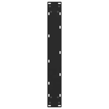 vidaXL Πόδια Τραπεζιού Μπαρ 2 τεμ. Μαύρα 60x (110-111)cm Ατσάλι