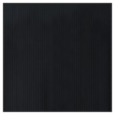 vidaXL Χαλί Τετράγωνο Μαύρο 100x100cm από Μπαμπού
