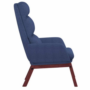 vidaXL Πολυθρόνα Relax Μπλε Υφασμάτινη 70x77x98cm 1 τεμ.