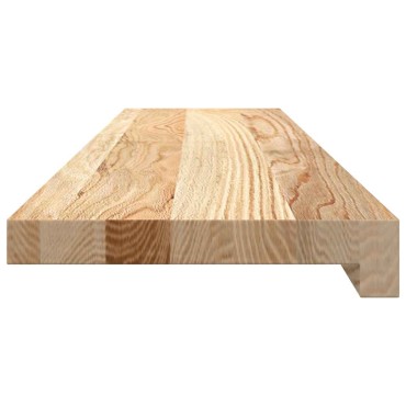 vidaXL Περβάζια παραθύρων 2 τεμ. 90x20x2 εκ. Ακατέργαστο Μασίφ Δρυός