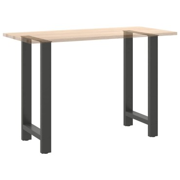 vidaXL Πόδια Τραπεζιού Μπαρ 2 τεμ. Ανθρακί 40x(90-91)cm Ατσάλι