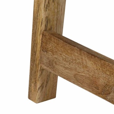 vidaXL Τραπέζι κονσόλας 90x32x75cm από μασίφ ξύλο Rough Mango 1 τεμ.