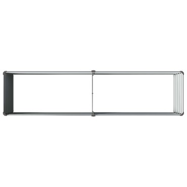 vidaXL Υψωμένο Κρεβάτι Κήπου Ανθρακί 160 x 40 x 55 εκ.