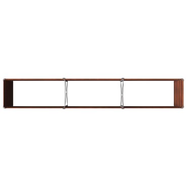 vidaXL Υψωμένο Κρεβάτι Κήπου Σκ rusty 240 x 40 x 55 εκ. κοντόν