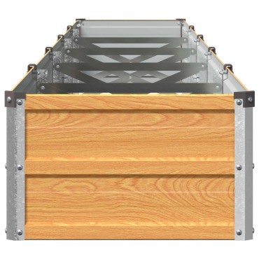 vidaXL Υψωμένο Κρεβάτι Κήπου Φυσικό 400 x 40 x 24 εκ.