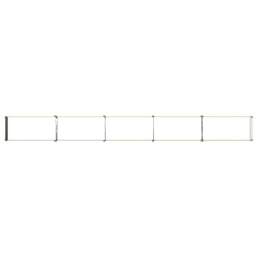 vidaXL Υψωμένο Κρεβάτι Κήπου Φυσικό 400 x 40 x 24 εκ.