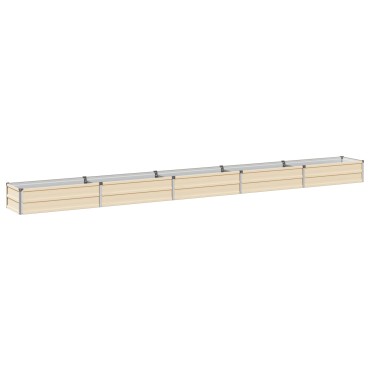 vidaXL Υψωμένο Κρεβάτι Κήπου Ελεφαντόδοντο 400 x 40 x 24 εκ.