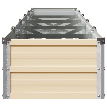 vidaXL Υψωμένο Κρεβάτι Κήπου Ελεφαντόδοντο 400 x 40 x 24 εκ.