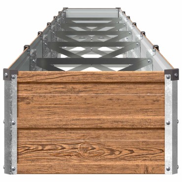 vidaXL Υψωμένο Κρεβάτι Κήπου Ξύλινο Καφέ 480 x 40 x 24 εκ.