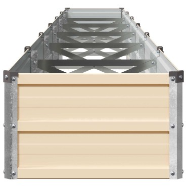 vidaXL Υψωμένο Κρεβάτι Κήπου Ελεφαντόδοντο 480 x 40 x 24 εκ.