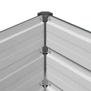 vidaXL Υψωμένο Κρεβάτι Κήπου Πράσινο 600 x 40 x 24 εκ.