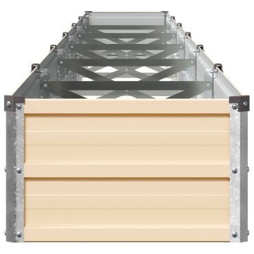 vidaXL Υψωμένο Κρεβάτι Κήπου Ελεφαντόδοντο 600 x 40 x 24 εκ.