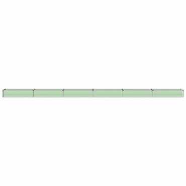 vidaXL Υψωμένο Κρεβάτι Κήπου Παστέλ Πράσινο 600 x 40 x 24 εκ.
