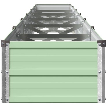 vidaXL Υψωμένο Κρεβάτι Κήπου Παστέλ Πράσινο 600 x 40 x 24 εκ.