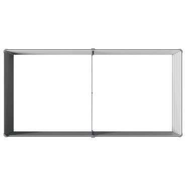 vidaXL Υψωμένο Κρεβάτι Κήπου Ανθρακί 160 x 80 x 55 εκ.
