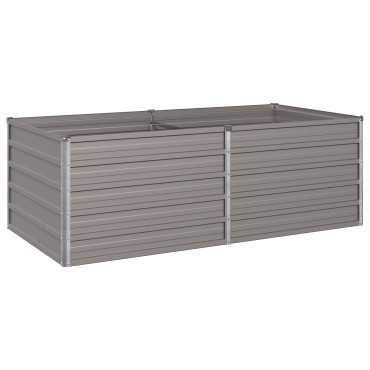 vidaXL Υψωμένο Κρεβάτι Κήπου Σκ rusty 160 x 80 x 55 εκ. κοντόν