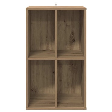 vidaXL Ντουλάπι δίσκων βινυλίου Artisan Δρυς 44,5x36,5x74,5 εκ 1 τεμ.