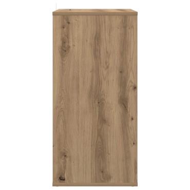 vidaXL Ντουλάπι δίσκων βινυλίου Artisan Δρυς 44,5x36,5x74,5 εκ 1 τεμ.