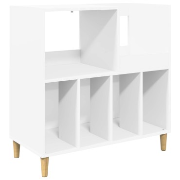 vidaXL Βάση πικάπ Λευκό 82x39,5x82,5cm Επεξεργασμένο Ξύλο