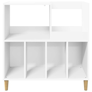 vidaXL Βάση πικάπ Λευκό 82x39,5x82,5cm Επεξεργασμένο Ξύλο