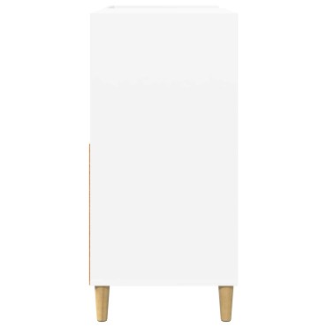 vidaXL Βάση πικάπ Λευκό 82x39,5x82,5cm Επεξεργασμένο Ξύλο