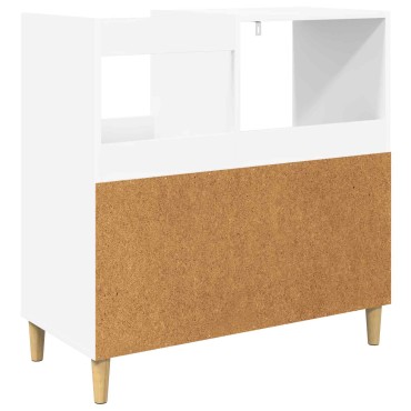 vidaXL Βάση πικάπ Λευκό 82x39,5x82,5cm Επεξεργασμένο Ξύλο