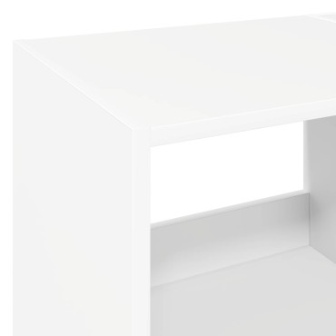 vidaXL Βάση πικάπ Λευκό 82x39,5x82,5cm Επεξεργασμένο Ξύλο