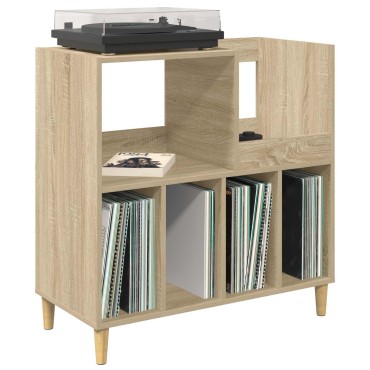 vidaXL Βάση πικάπ Sonoma Δρυς 82x39,5x82,5cm Επεξεργασμένο Ξύλο
