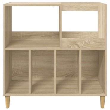 vidaXL Βάση πικάπ Sonoma Δρυς 82x39,5x82,5cm Επεξεργασμένο Ξύλο