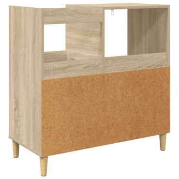 vidaXL Βάση πικάπ Sonoma Δρυς 82x39,5x82,5cm Επεξεργασμένο Ξύλο