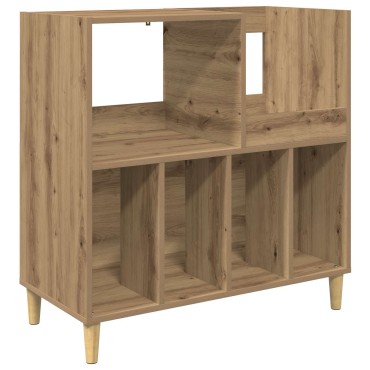 vidaXL Βάση πικάπ Artisan Δρυς 82x39,5x82,5cm Επεξεργασμένο Ξύλο