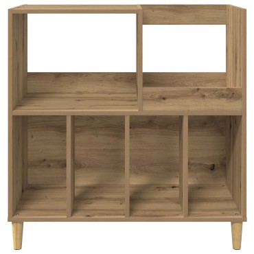vidaXL Βάση πικάπ Artisan Δρυς 82x39,5x82,5cm Επεξεργασμένο Ξύλο