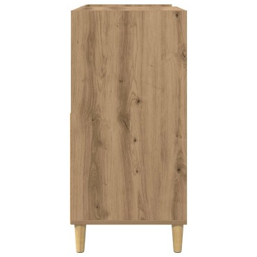 vidaXL Βάση πικάπ Artisan Δρυς 82x39,5x82,5cm Επεξεργασμένο Ξύλο