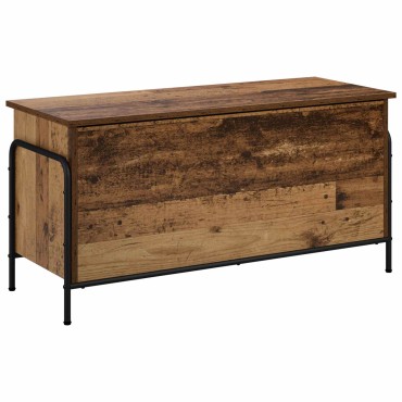 vidaXL Κουτί αποθήκευσης Παλαιωμένο ξύλο 80x40x49,5 εκ