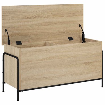 vidaXL Κουτί αποθήκευσης Sonoma Δρυς 80x40x49,5 εκ