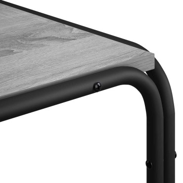 vidaXL Τραπεζάκι Πλευράς Γκρι Sonoma 41x40x50 εκ 1 τεμ.