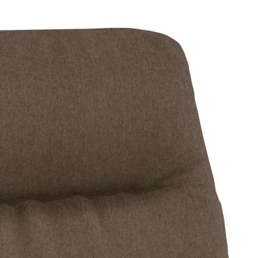 vidaXL Πολυθρόνα Relax Taupe Υφασμάτινη με Σκαμπό 70x77x98cm 1 τεμ.