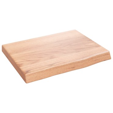 vidaXL Πάγκος Μπάνιου Αν. Καφέ 40x30x(2-4) εκ. Επεξεργ. Μασίφ Ξύλο