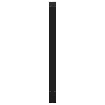 vidaXL Πόδια Τραπεζιού Μπαρ 2 τεμ. Μαύρα 60x(100-101)cm Ατσάλι